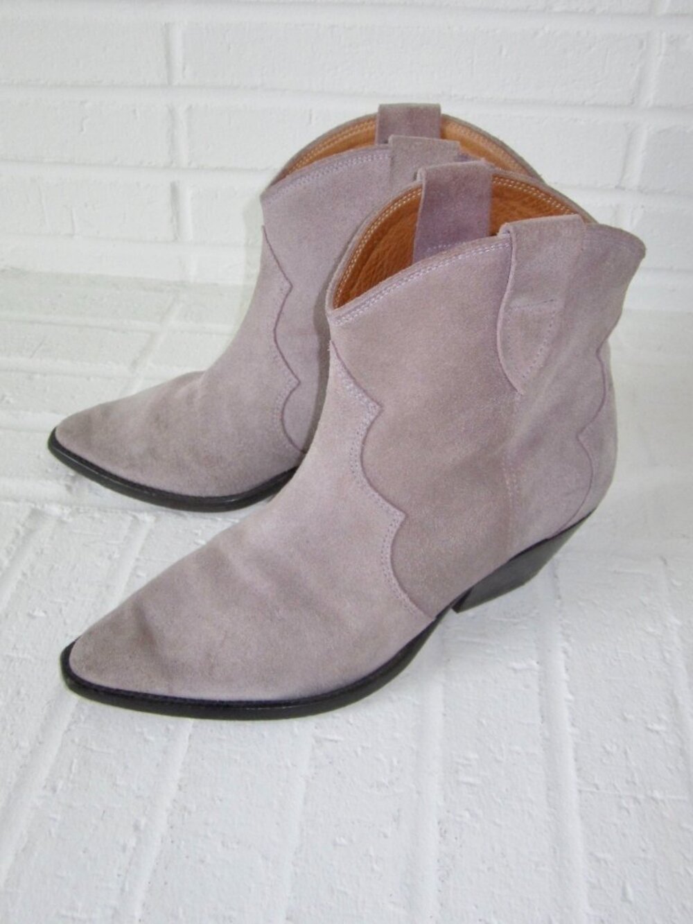 ISABAL MARANT DEWINA Suede Western Ankle Boots Women’s 37 - Picture 5 of 15